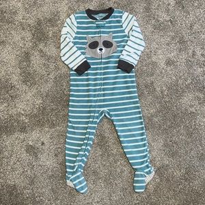 2T boys carters fleece zip pajamas
